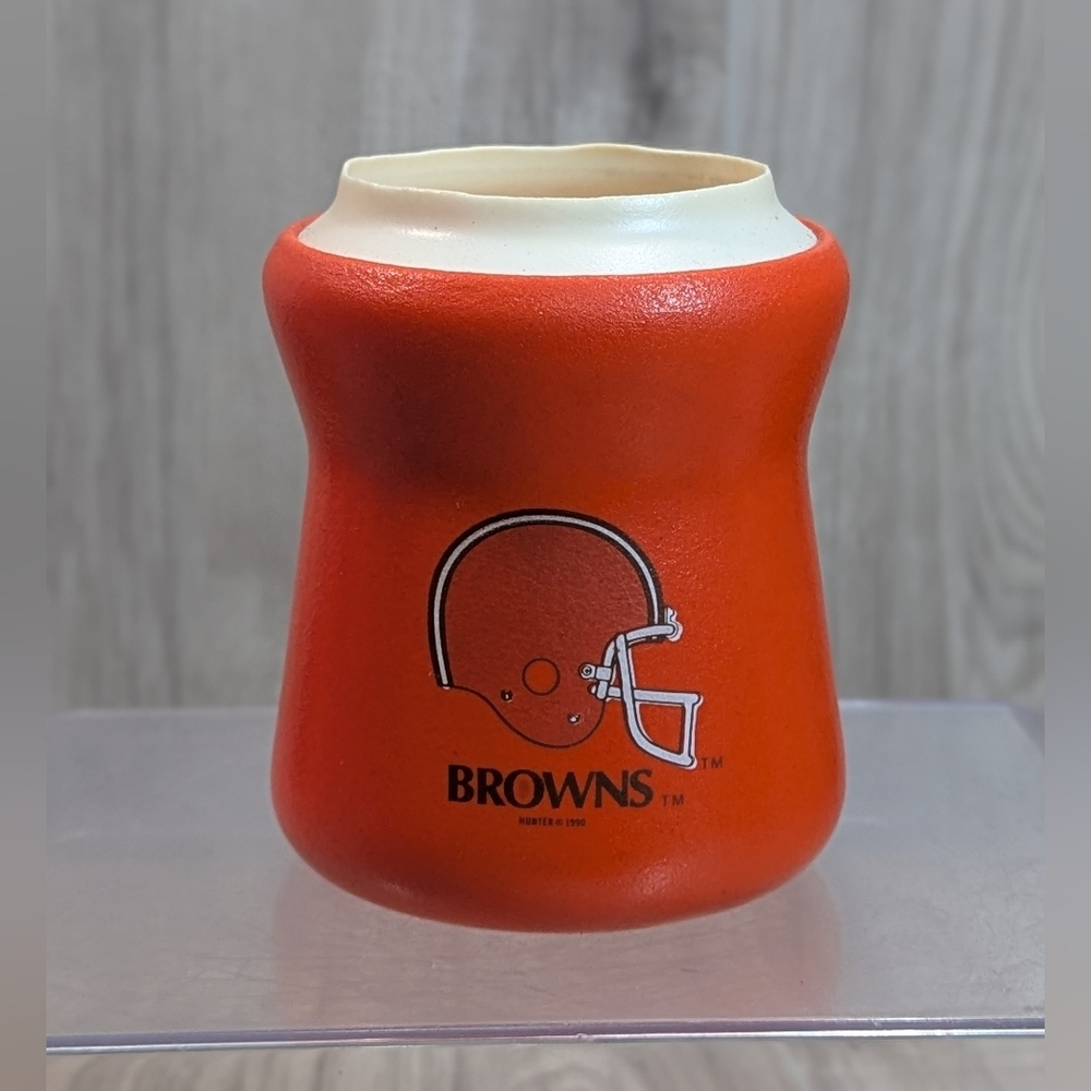 Cleveland Browns Can Koozie Coozie Tuffoams Vintage Retro